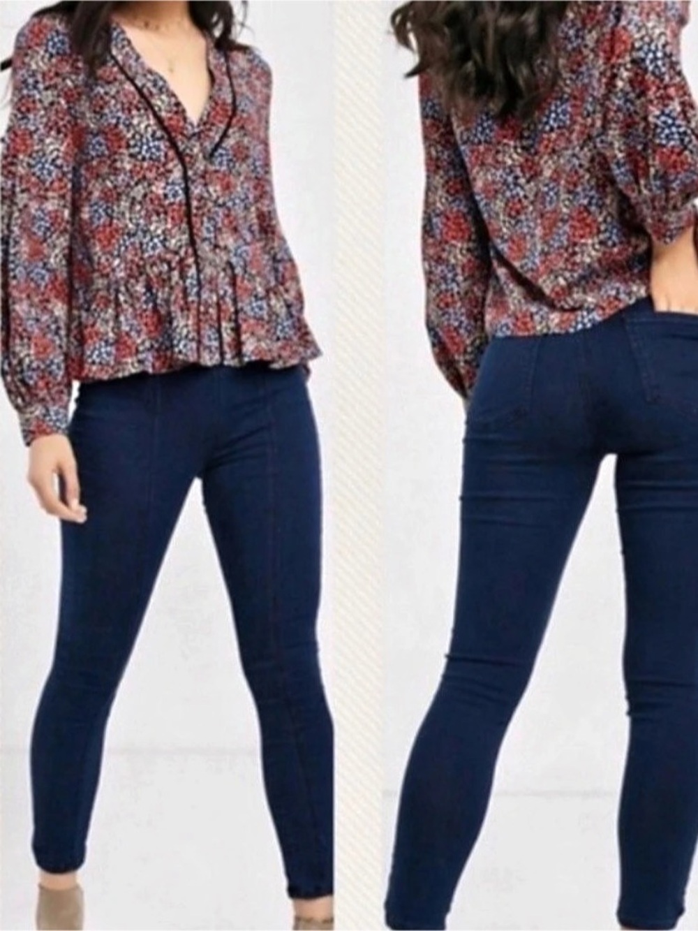 We The Free Feel Alright High Rise Pull On Skinny Jeans
